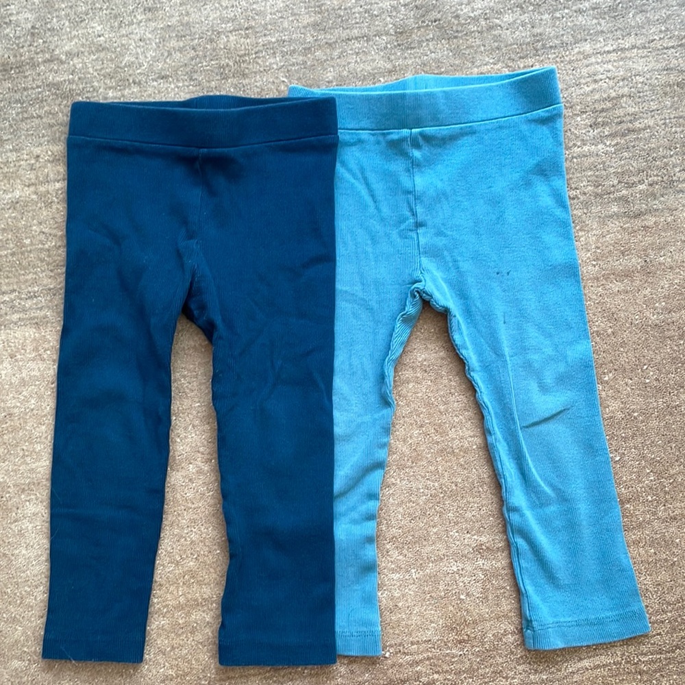 Lot of 2 pairs of Kate Quinn organic cotton pants 2T